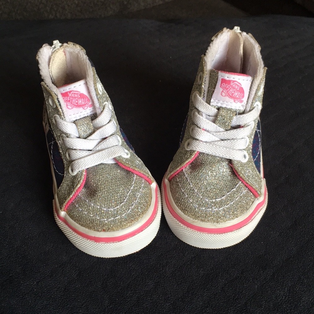 Vans off the wall unicorn sneakers size 3 toddler